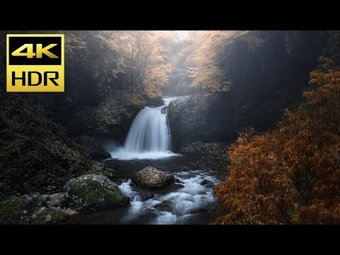 Autumn Waterfall Ambience — Peaceful Nature Sounds for Deep Relaxation
