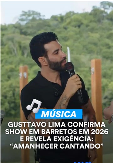 Gusttavo Lima Confirma Show No Sabadão de Barretos 2026