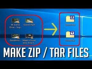 Create and Edit ZIP TAR File Archives || 7-ZIP [Free Tool] Tutorial for Beginners