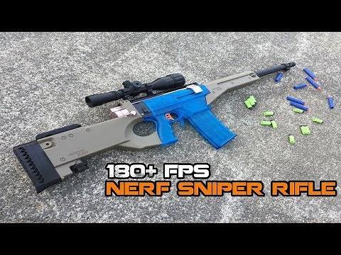 POWERFUL NERF Bolt-action Sniper Rifle! || WORKER Prophecy AWP Mod Install & Review | Walcom S7
