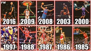 Every NBA Slam Dunk Contest Winner (1984-2022) - Fadeaway World