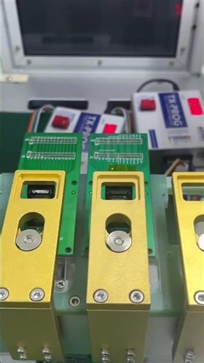 Real Chip Programming Process | Precision Microchip Burning Technology #shorts