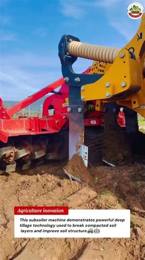 Subsoiler Machine Deep Tillage | Heavy Duty Soil Loosening Technology 🚜🌱