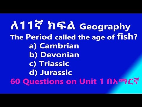 Grade 11 Geography Unit 1: The formation of the continents Questions and Answers