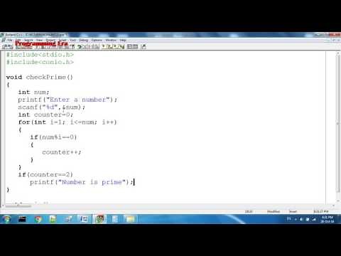 Prime Number By Function in C Programming