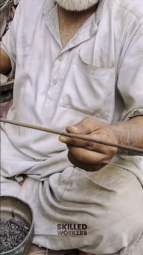 Satisfying spring manufacturing process.