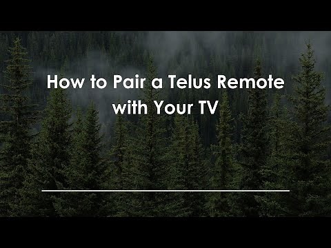 How to Pair a Telus Remote with Your TV