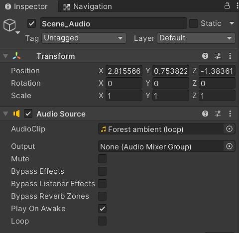 How to play an Audio clip in Unity - VionixStudio