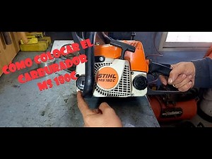 Cómo sacar el carburador de una motosierra (2/2)- Ms 180c Stihl- Reparación de motosierras