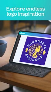 Design a logo for your business cards, letterheads, and more. Download the Canva app. | Canva
