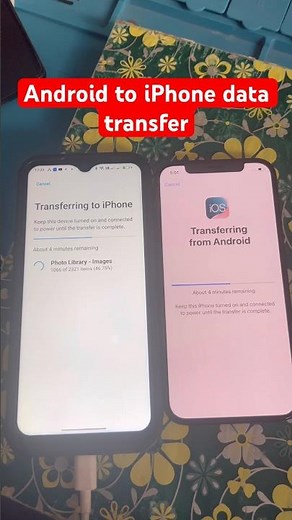 Move to iOS app, android for iPhone transfer data #smartphone