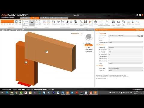 Timber connection design IDEA StatiCa 21.1