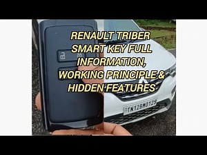 Renault Triber key and it's functions working and hidden features