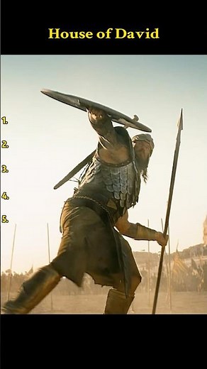 David vs. the Giant — One Stone That Changed a Kingdom | House of David #shorts