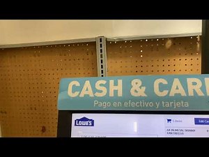 Lowe’s self checkout