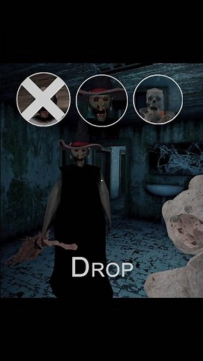 I'm a Nightmare! 👻 Granny 1 (Ghost Mode) vs The Classic House #granny #horror #shorts