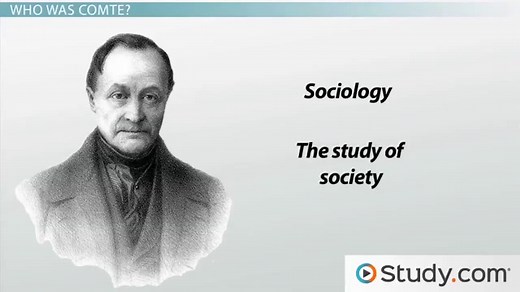 Comte's 3 Stages of Society & Theory of Positivism