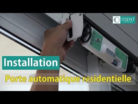 Comment installer une porte automatique résidentielle