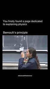 bernoulli's principle is a rule in fluid dynamics that says when the speed of a fluid (like air or water) increases, its pressure decreases. it's based on the idea that energy in a moving fluid is conserved —if the fluid flows faster, the energy shifts from pressure into motion. you can see this in everyday life: airplanes use it to create lift (air moves faster over the curved top of the wing, lowering pressure there, while slower air under the wing keeps pressure higher, pushing the plane up).