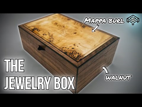 Making A Luxury Jewelry/Jewellery Box [Woodworking]