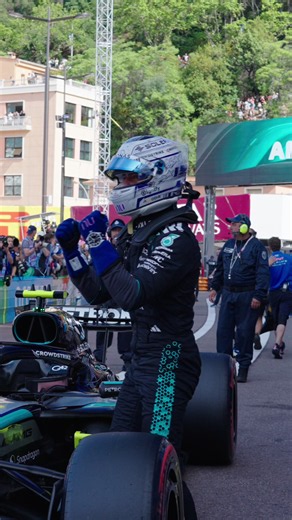 What it means to take pole in Monaco ✨🥹 @Mercedes-AMG F1 #MonacoGP #F1 #MonacoCircuit #SportsTiktok #KimiAntonelli