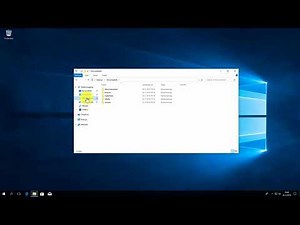 Windows 10: map verwijderen