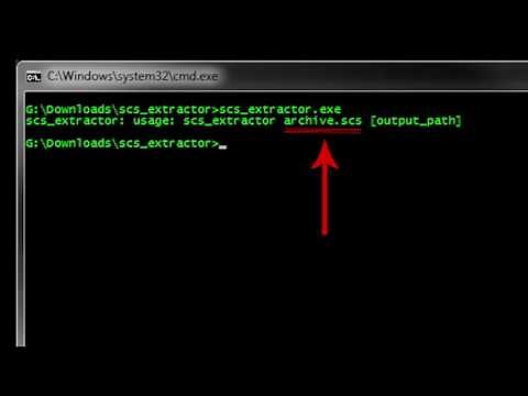 SCS Modding Tutorials 1 - Extracting Game Archives Part 1