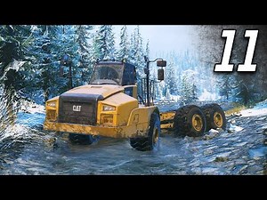SnowRunner - Part 11 - CAT 745C IS A MONSTER!