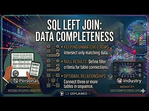 SQL LEFT JOIN Explained | Keep Unmatched Rows and Handle NULLs | SQL Tutorial