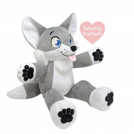 Furry Plush Sewing Pattern Bundle - 20 Inch Canine Floppy Teddy Plushie PDF - Etsy