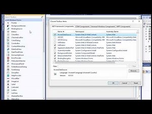 Visual Studio 2019 winform designer toolbox empty problem!