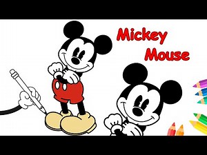 How to Draw Mickey Mouse | The Easiest Step-by-Step Guide for a Perfect Drawing