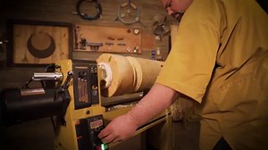 Keith Lackner, semi-professional woodturner, expresses himself through turning. With his help we were able to launch our most accessible lathe. Watch the video to hear why he l | Powermatic