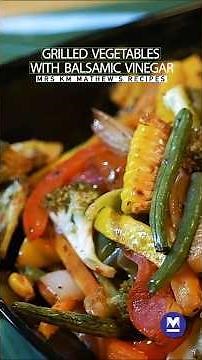 Grilled Vegetables with Balsamic Glaze | Easy & Healthy Side Dish