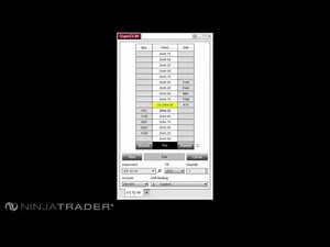 NinjaTrader 8 - SuperDOM Display Overview