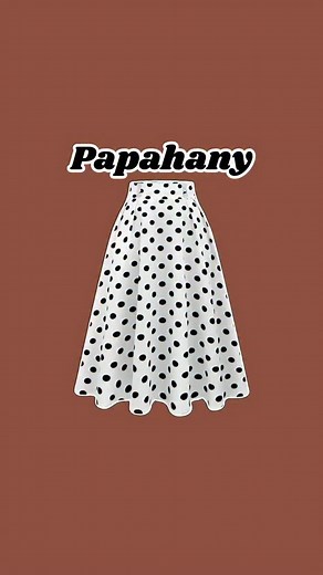 Pleating Technique: Box Pleat A-Line Skirt Pattern #sewing #design #patterndraftingtutorial | PapaHany
