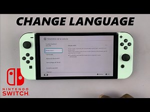 How To Change Language On Nintendo Switch