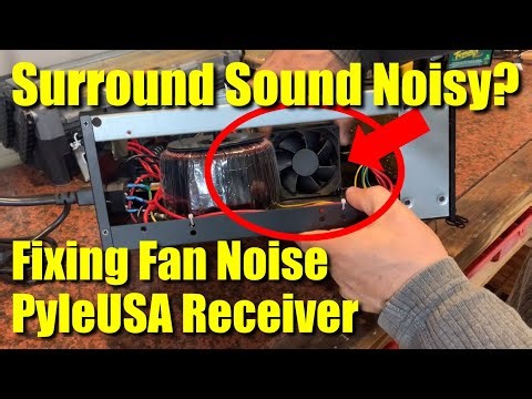 ✅ Surround Sound Receiver Too Noisy? Easy Fix for Audio Video Receiver with Buzzing Fan PyleUSA