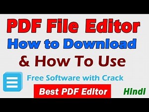PDF EDITOR SOFTWARE 100% WORKING
