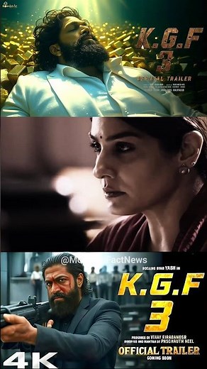K.G.F: Chapter 3 Trailer | Rocking Star Yash | Kgf 3 Movie | Prashanth Neel | South Movie Trailer