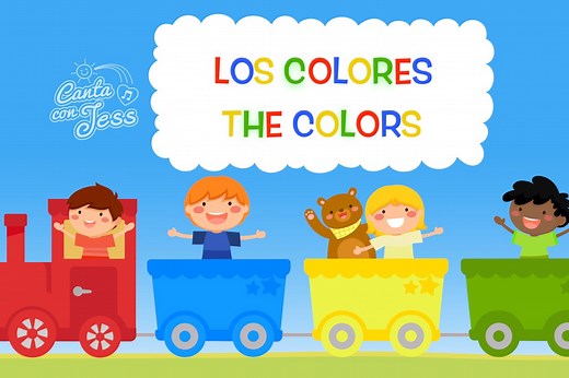 Colors in Spanish Song: Rojo, Red, Azul, Blue | Video and Lyrics