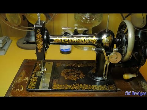 New National Sewing Machine, c1910. Made by New Home