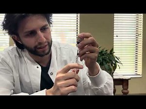 How To Draw up 25 syringe units from a 1mL vial