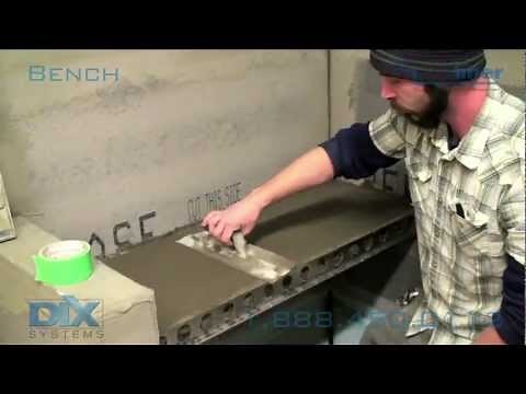How To Install Dix Systems Shower Bench for Tile Shower