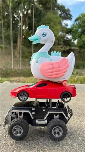 Best two super racing remote control cars and duck testing #shortvideo #shortsfeed