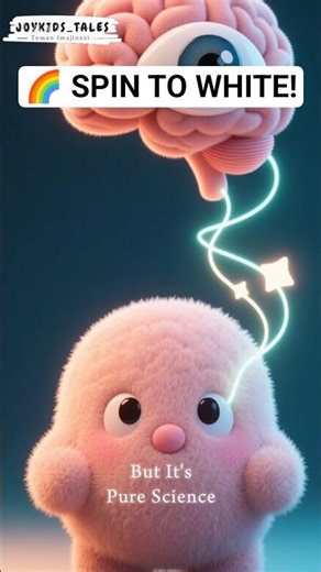 Rainbow Color Wheel Spins Into White Light! 🌈⚪ | Easy Kids Science