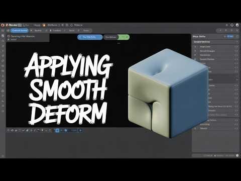 Blender Smooth Modifier in Hindi Explained with Practical Example