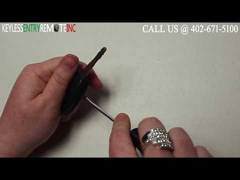 How To Replace A 2007 - 2012 Dodge Nitro Key Fob Remote Battery FCCID: OHT692713AA