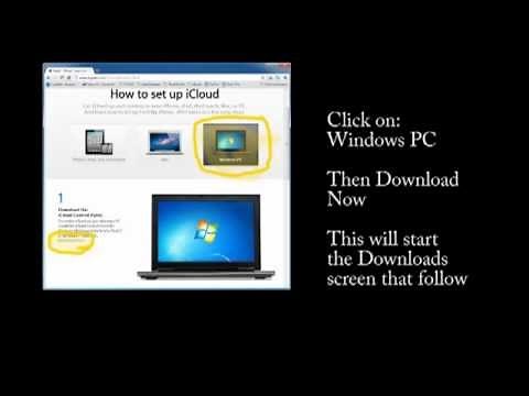 Install and sync iCloud on your PC