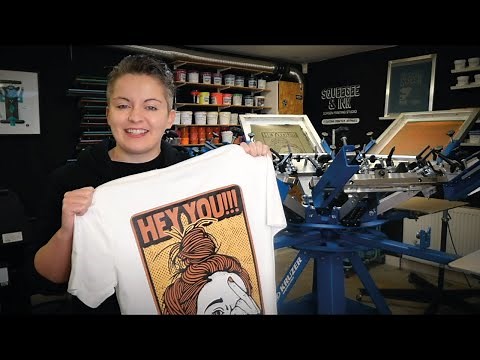 How to screen print t-shirts - full course